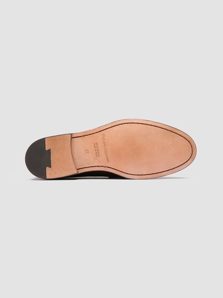 OPERA 001 - Dark Brown Leather Penny Loafers