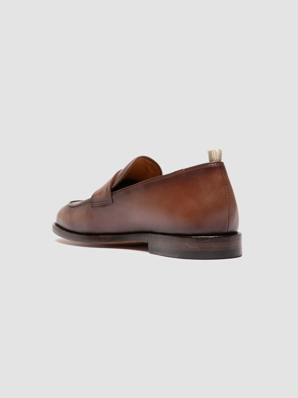 OPERA 001 - Brown Leather Penny Loafers - 3