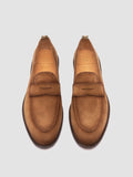 OPERA 001 - Brown Suede Penny Loafers - 1
