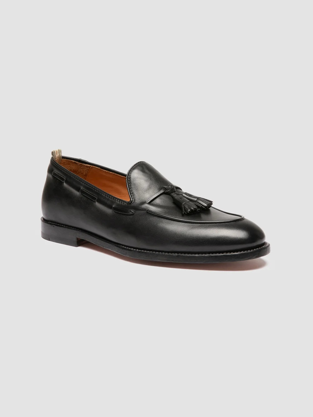 OPERA 002 - Black Leather Tassel Loafers - 2