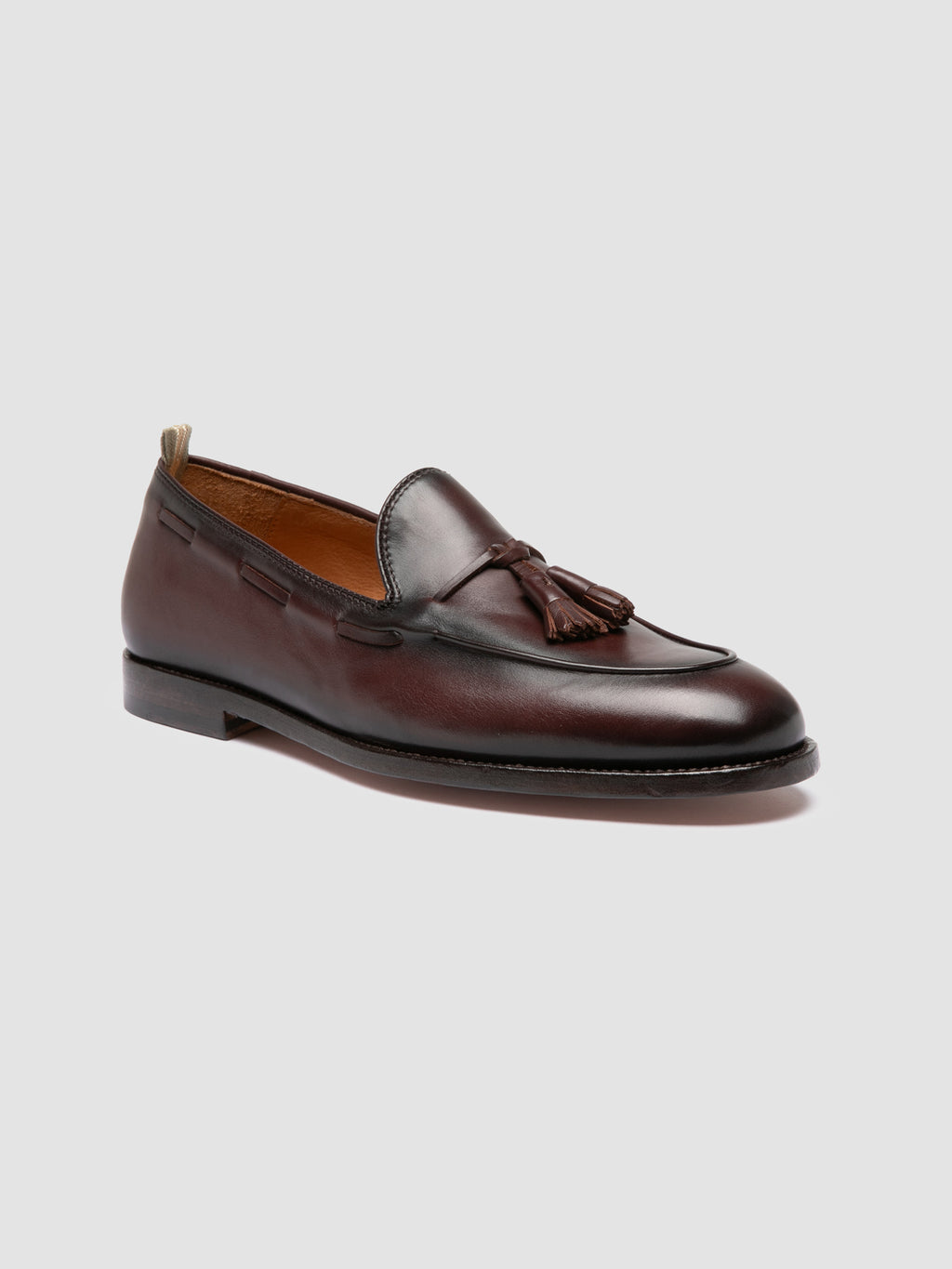 OPERA 002 - Brown Leather Tassel Loafers - 2