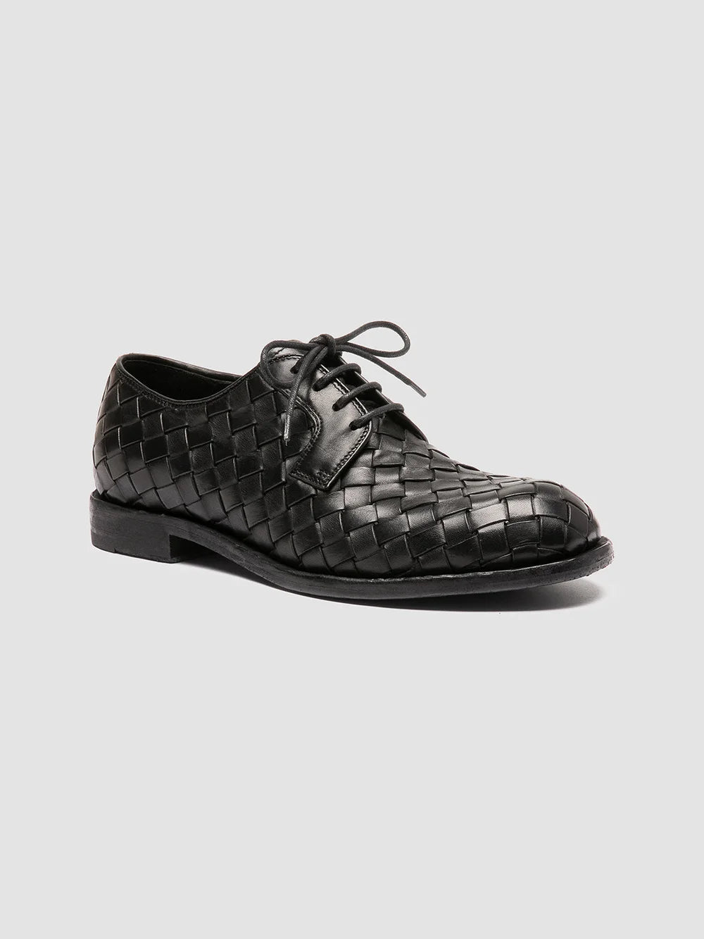 RUGGED 007 - Black Leather Derby Shoes - 2