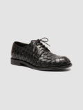 RUGGED 007 - Black Leather Derby Shoes - 2
