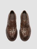 RUGGED 008 - Dark Brown Leather Penny Loafers - thumb image 2,side view
