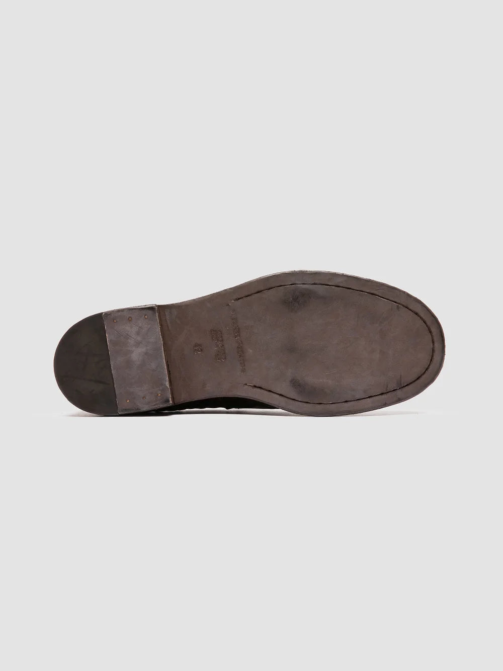 RUGGED 008 - Dark Brown Leather Penny Loafers - image 5,side view