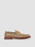 SAX 001 - Taupe Suede Penny Loafers