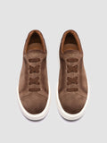 SLOUCH 001 - Brown Suede Low Top Sneakers