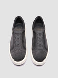 SLOUCH 001 - Grey Suede Low Top Sneakers