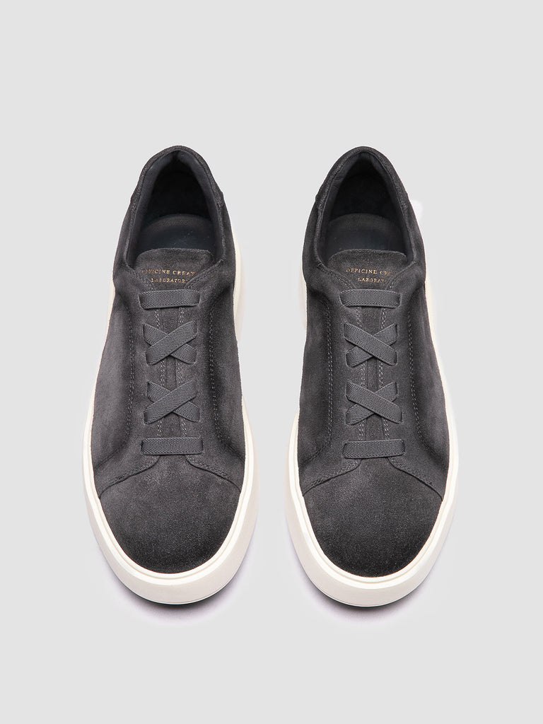 SLOUCH 001 - Grey Suede Low Top Sneakers