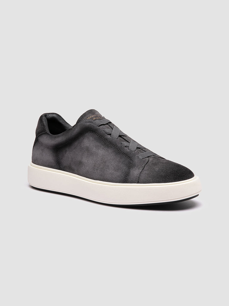 SLOUCH 001 - Blue Suede Low Top Sneakers