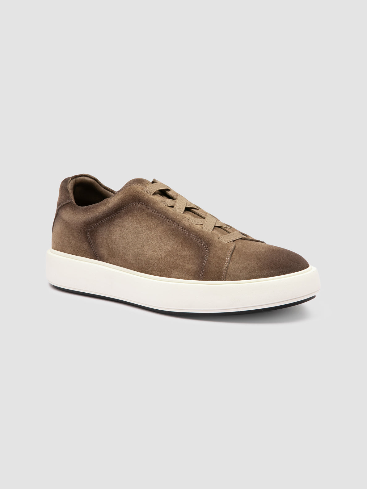 スニーカー OFFICINE CREATIVE Men Sneakers SLOUCH001 AEROLCACH LEAD Brow Mens Taupe Suede Low Top Sneakers: SLOUCH 001 – Officine