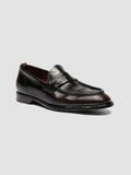 SOUND 001 - Brown Leather Penny Loafers - thumb image 3,side view