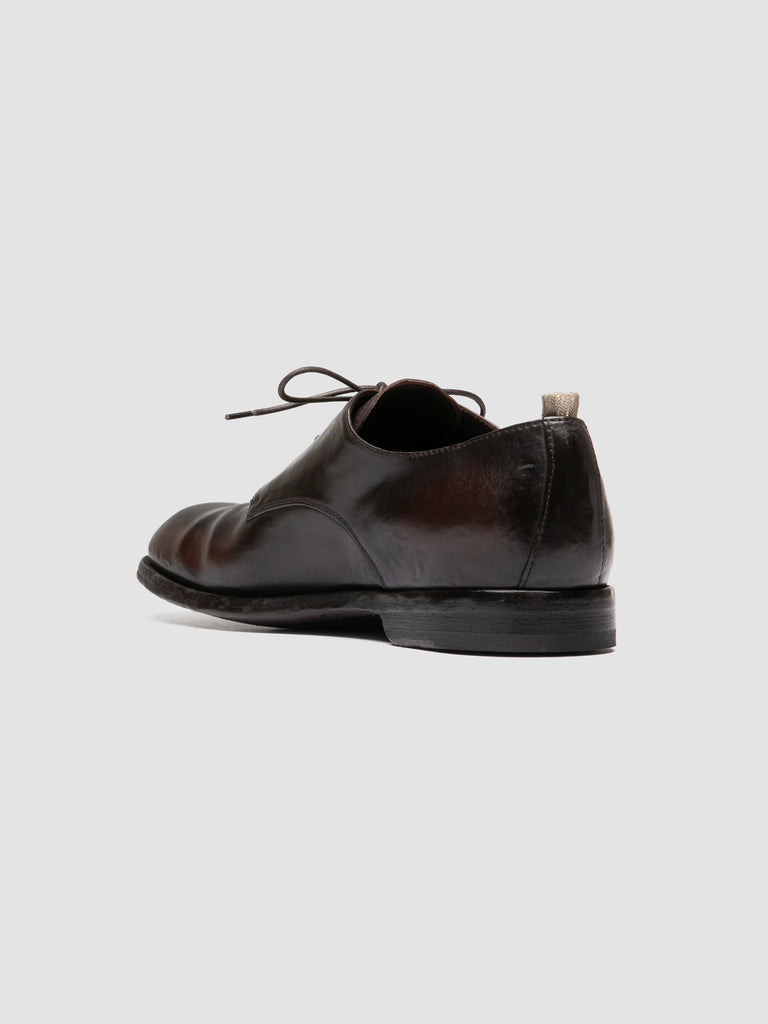 SOUND 012_W Brown Leather Derby Shoes