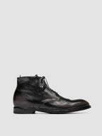 SOUND 013_W - Black Leather Zip Boots