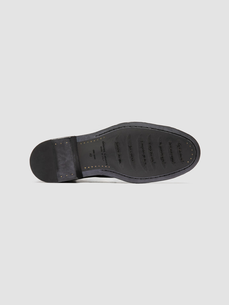 SOUND 013_W - Black Leather Zip Boots