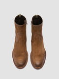 SOUND 015_W - Brown Suede Zip Boots - thumb image 2,side view