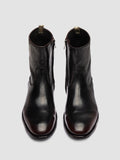 SOUND 015_W - Black Leather Zip Boots - thumb image 2,side view