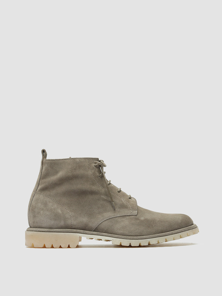 SPECTACULAR 002 Quarzo - Taupe Suede Lace-Up Boots