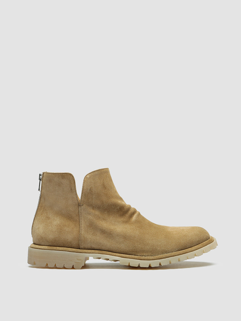 SPECTACULAR 003 - Camel Suede Ankle Boots