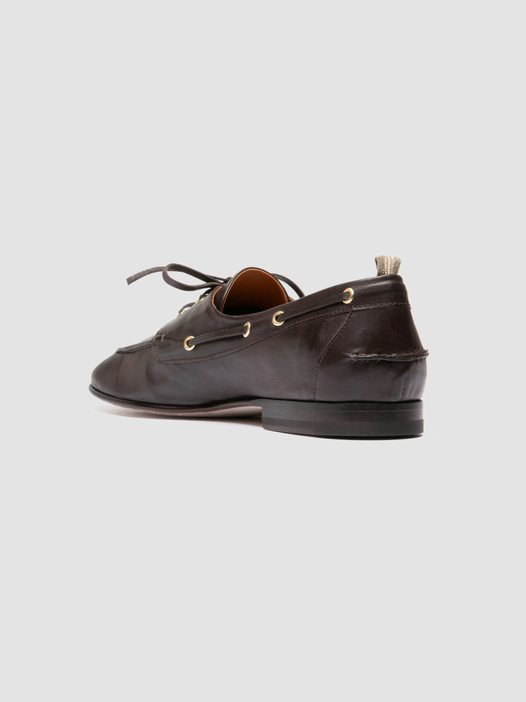 TWIST 001 - Brown Leather Penny Loafers