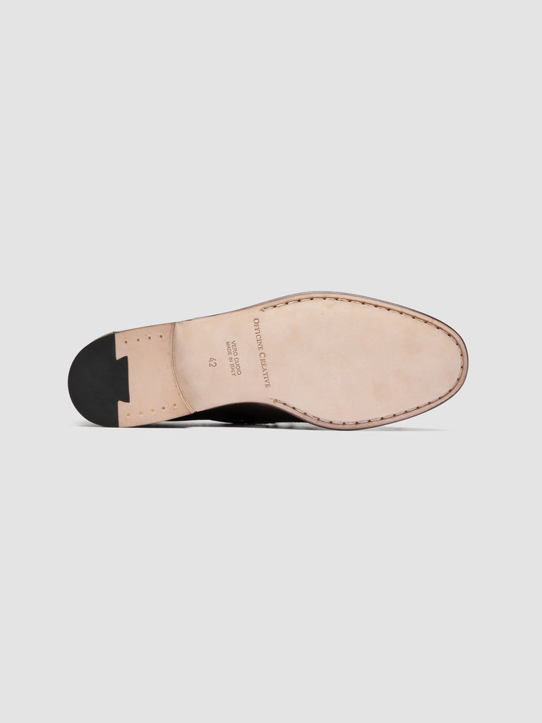 TWIST 001 - Brown Leather Penny Loafers