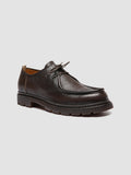 VOLCOV FLEXI 001 - Brown Leather Derby Shoes - thumb image 3,side view