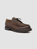VOLCOV FLEXI 001 - Brown Suede Derby Shoes - thumb image 3,side view