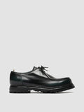 VOLCOV 009 - Dark Green Leather Derby Shoes - 0