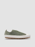 VULCAN 001 - Green Suede Low-Top Sneakers - thumb image 1,side view