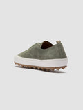 VULCAN 001 - Green Suede Low-Top Sneakers - thumb image 4,side view