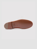 OLIVER 102 - Brown Leather Ballerina Shoes