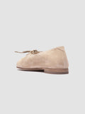 OLIVER 102 - Beige Suede Ballerina Shoes