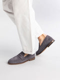 OPERA 001 Quarzo - Taupe Suede Penny Loafers Men Officine Creative - 6