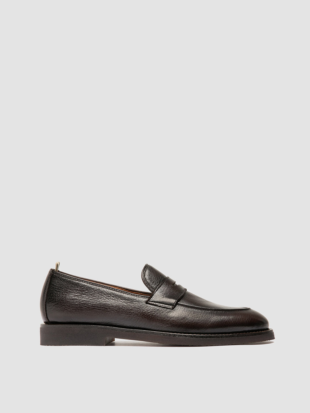 OPERA FLEXI 101 - Dark Brown Leather Penny Loafers - 0