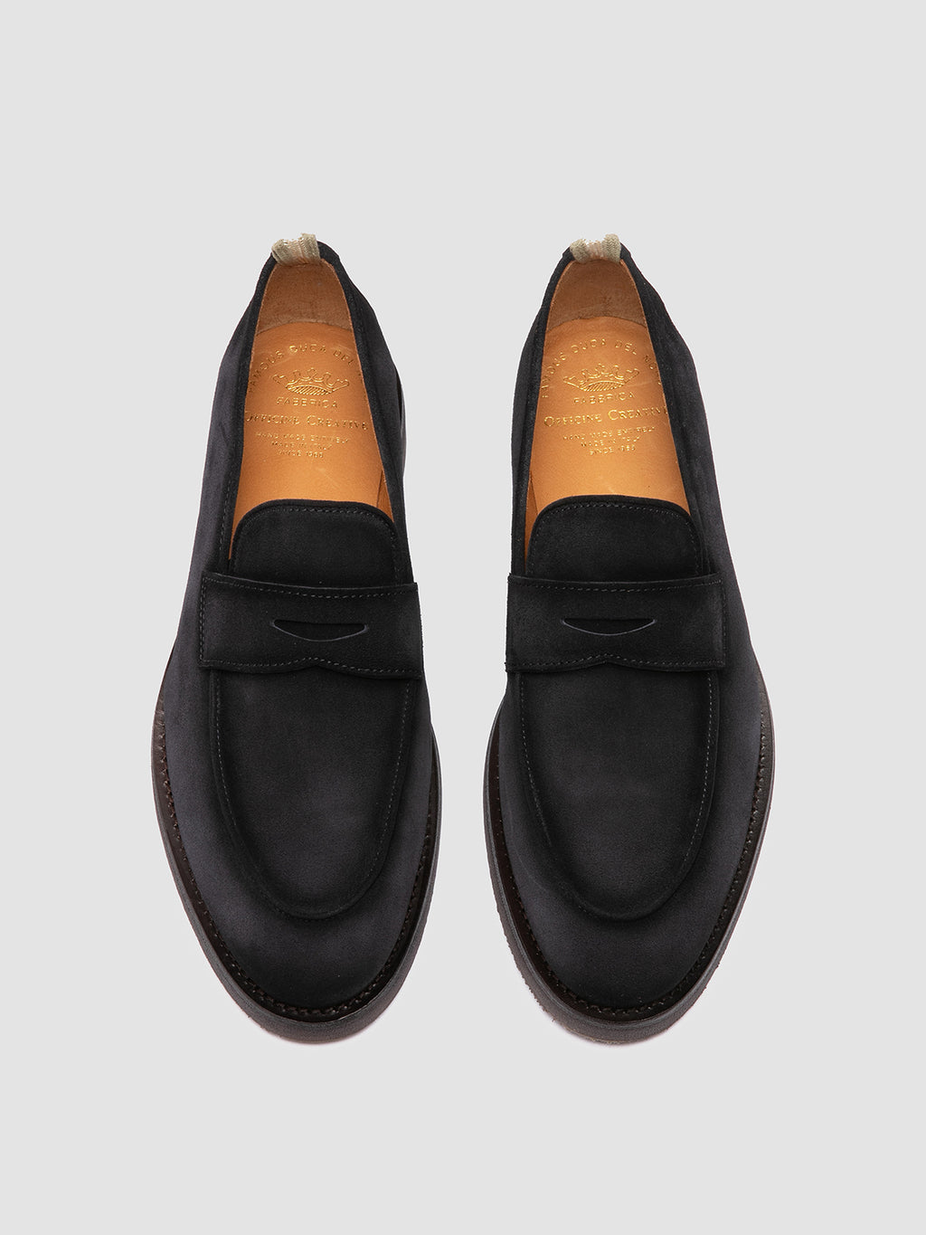 OPERA FLEXI 101 - Blue Suede Penny Loafers - 1