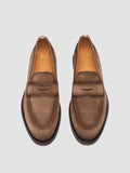 OPERA FLEXI 101 - Brown Suede Penny Loafers - 1