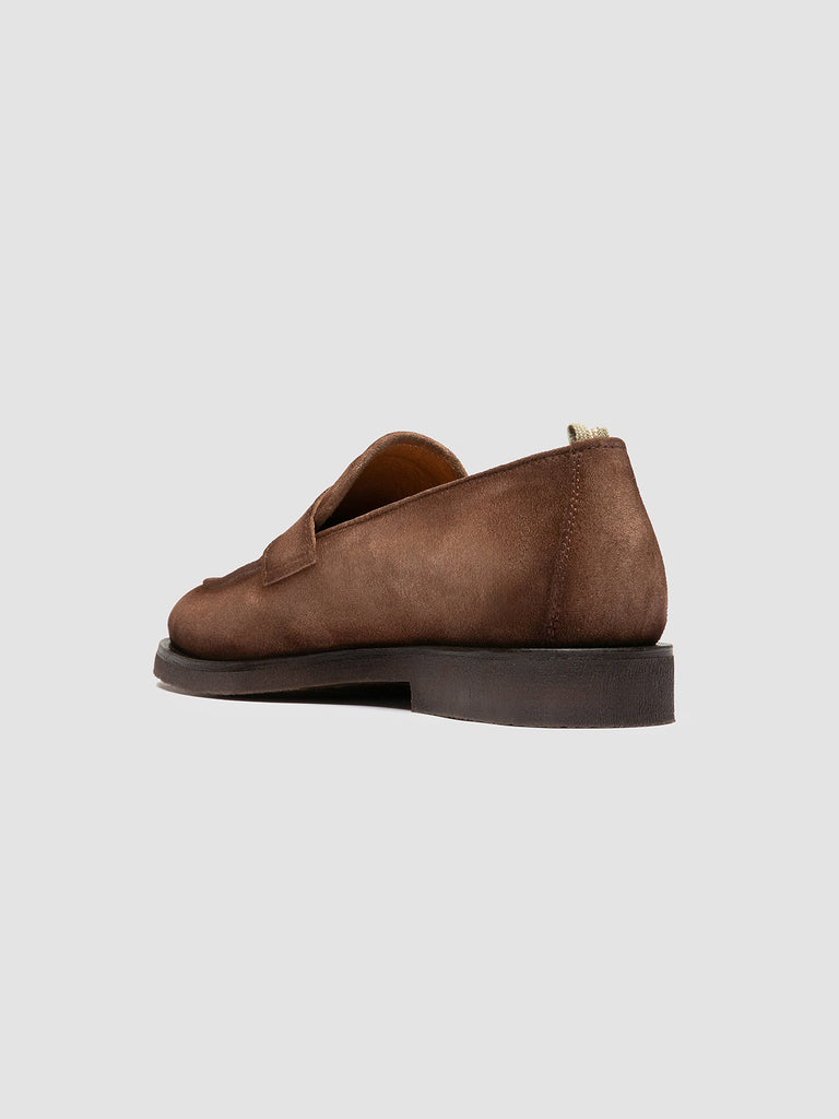 OPERA FLEXI 101 - Brown Suede Penny Loafers