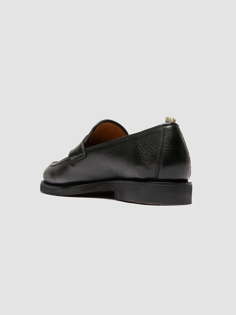 OPERA FLEXI 101 - Black Leather Penny Loafers