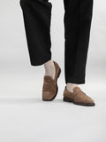 OPERA FLEXI 101 Tundra - Taupe Suede Penny Loafers Men Officine Creative - 6