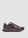 PERSPECTIVE 001 - Dark Brown Leather Sneakers - 0