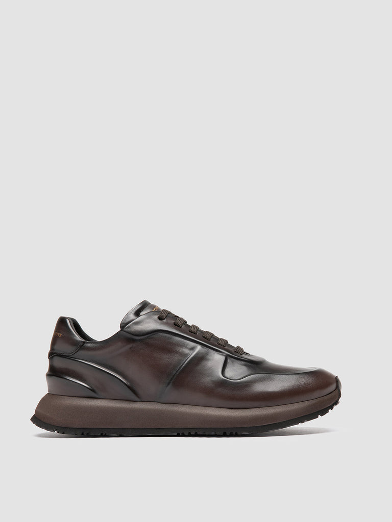 PERSPECTIVE 001 - Dark Brown Leather Sneakers