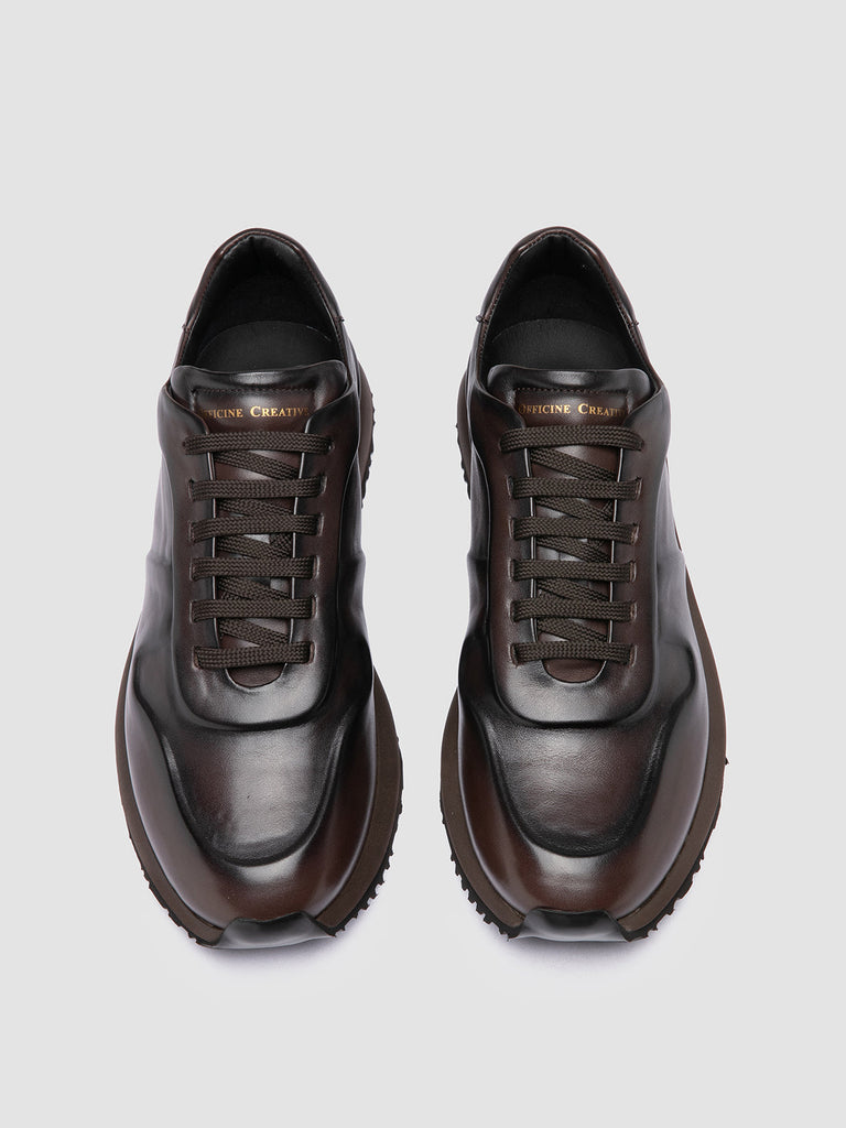 PERSPECTIVE 001 - Dark Brown Leather Sneakers