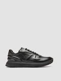 PERSPECTIVE 001 - Black Leather Low Top Sneakers - 0