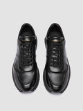 PERSPECTIVE 001 - Black Leather Low Top Sneakers - 1