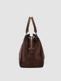 QUENTIN 009 - Dark Brown Suede Bag - 2