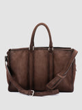 QUENTIN 009 - Dark Brown Suede Bag - 3