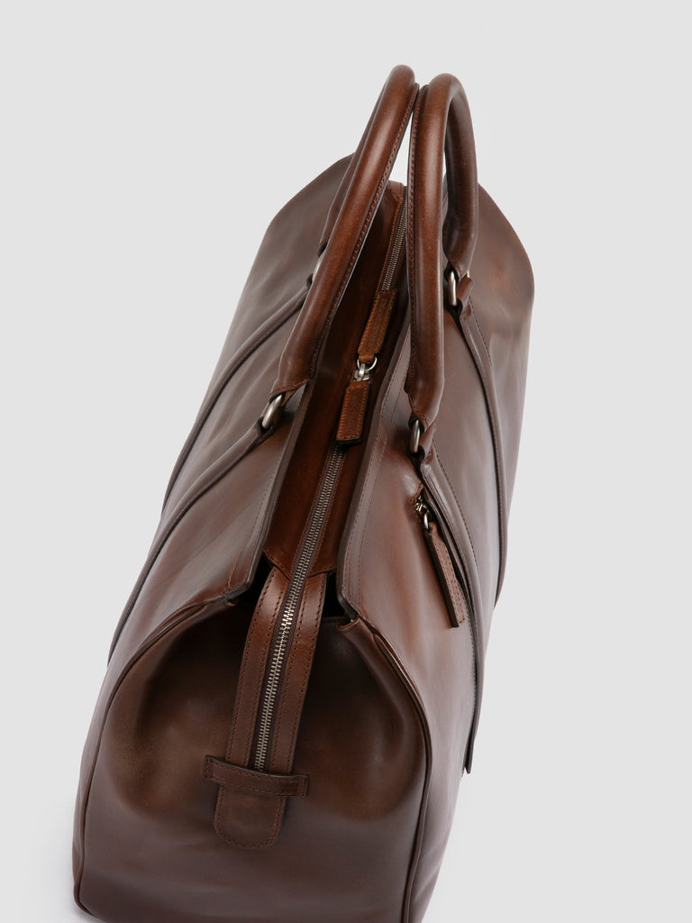 QUENTIN 009 T.Moro - Brown Leather Bag Men Officine Creative - 2