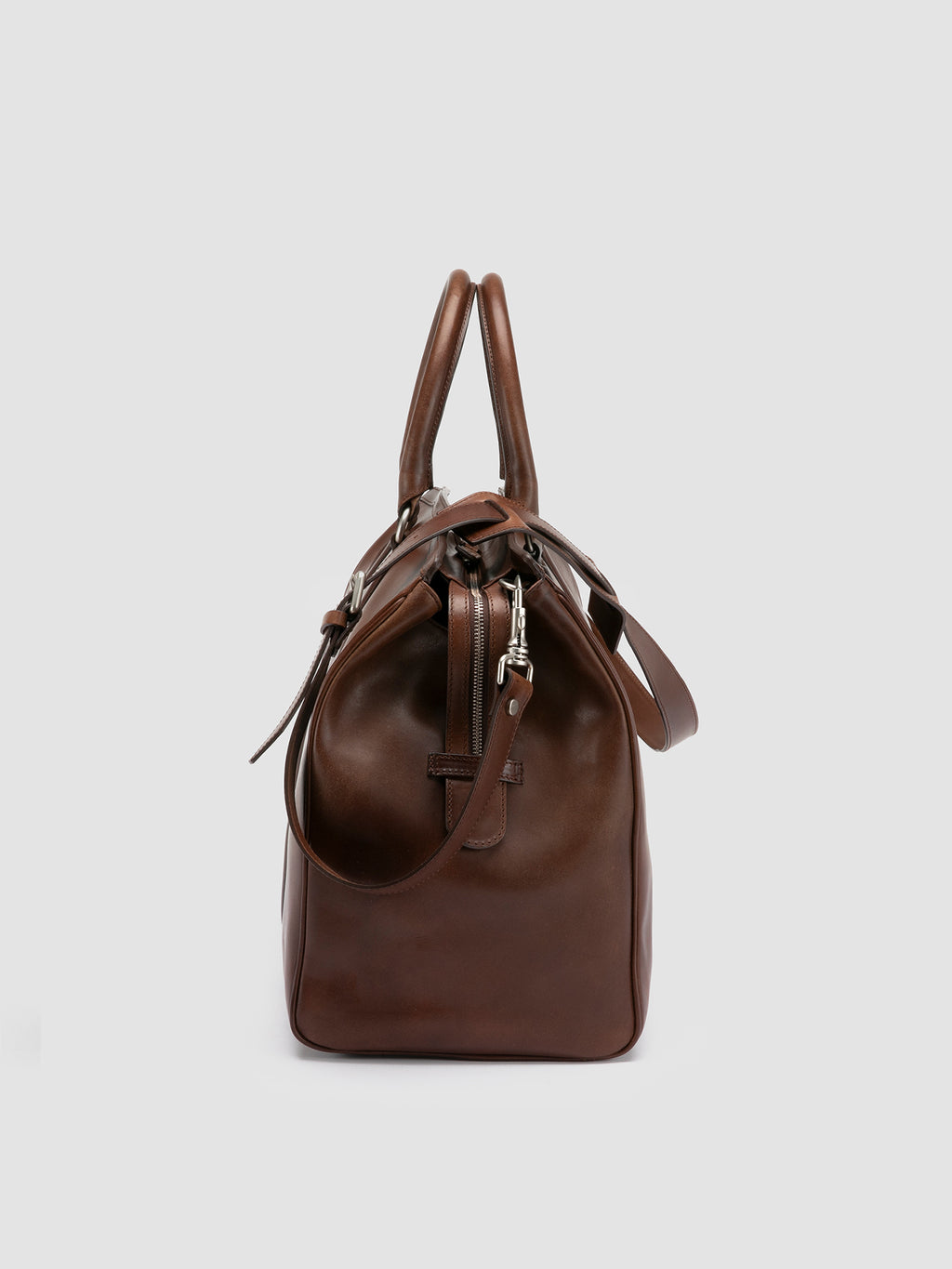 QUENTIN 009 T.Moro - Brown Leather Bag Men Officine Creative - 3