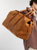 QUENTIN 009 - Brown Suede Bag Men Officine Creative -6