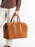 QUENTIN 009 T.Moro - Brown Leather Bag Men Officine Creative - 5